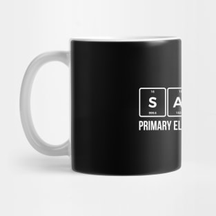 Sarcasm Elements of Humor Periodic Table Graphic T-Shirt Mug